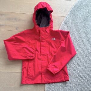 North Face Girls Hot Pink Rain Jacket